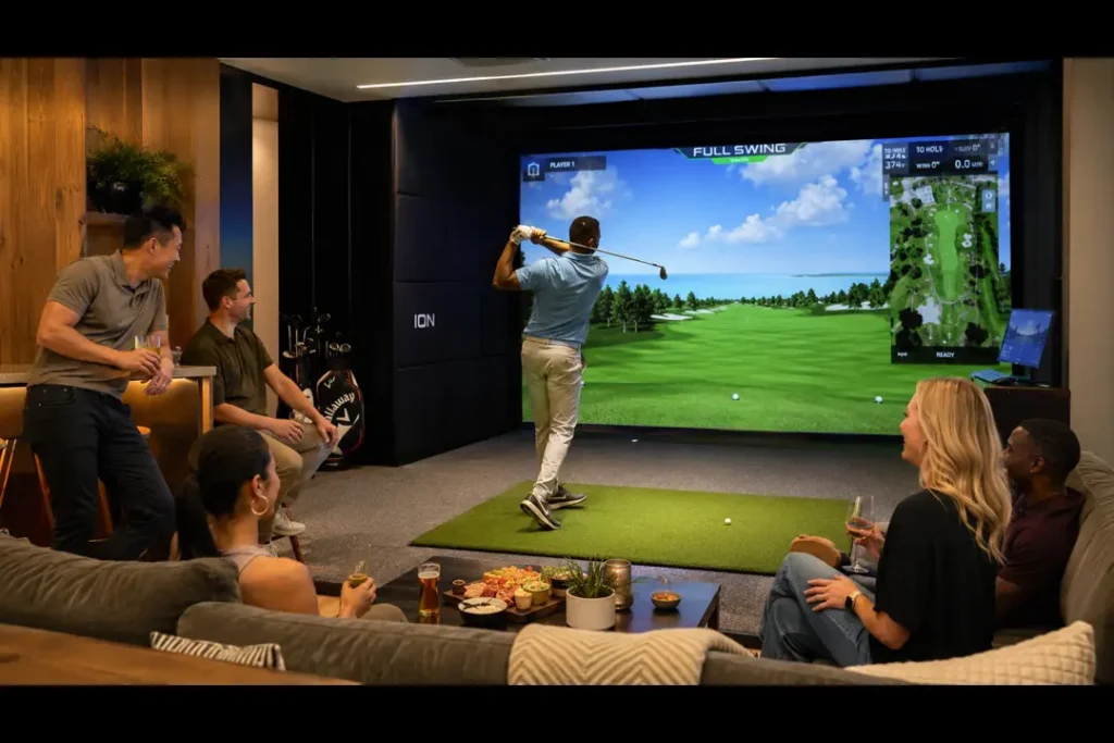 golf simulators vs real courses