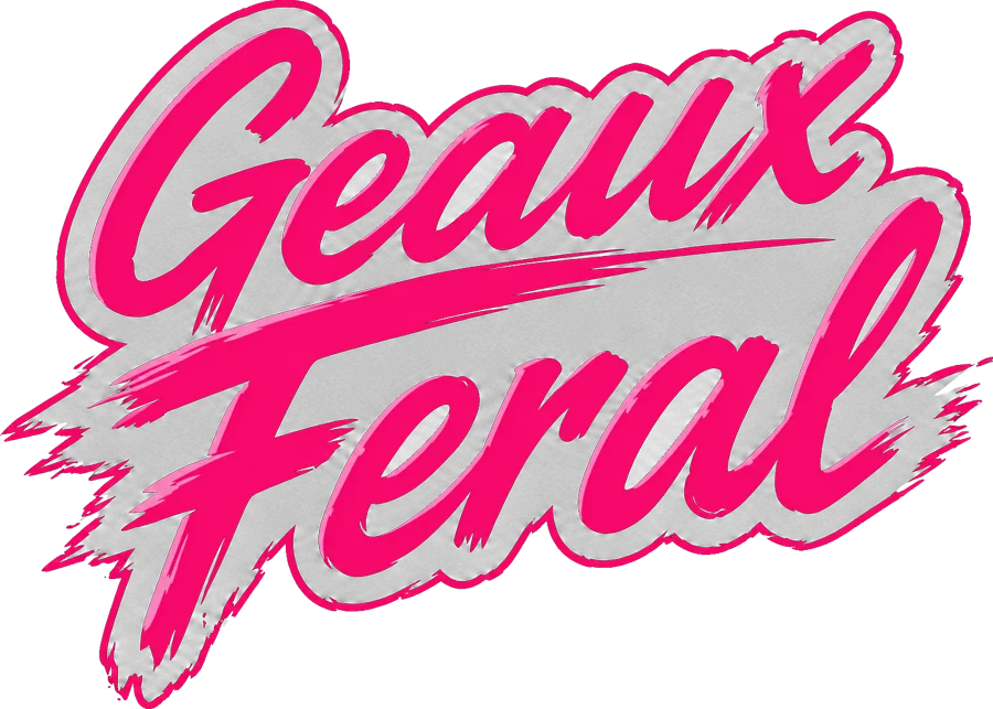 Geaux Feral wordmark